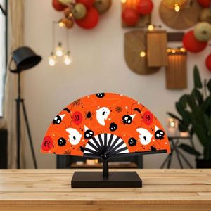 Grand éventail pliant chinois portable pour festivals de musique et spectacles EDM, décorations de fête et cadeaux à motifs bambou - Product Image 6