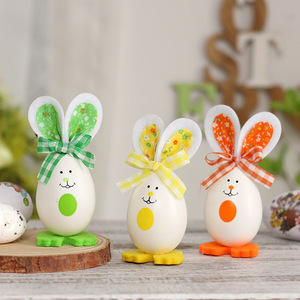 Figurine de lapin mignon pour la Pâques, décoration de fête à la maison, cadeau et jouet de Pâques pour enfants et adultes - Product Image 2