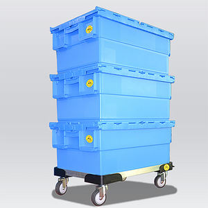 Venta al por mayor multifunción de plástico de aluminio <span class=keywords><strong>Dolly</strong></span> Trolley plataforma de cuatro ruedas para herramientas de transporte de carga - Product Image 2