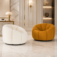YUANCHANG Ensemble de canapé sectionnel moderne en velours capitonné, canapé-lit modulaire incurvé rembourré, cadre en bois massif, pour salon haut de gamme
