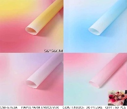 Korean <b>Wrapping</b> <b>Paper</b> 56x56cm Crinkled <b>Tissue</b> <b>Paper</b> For Bouquets Packaging Supplies - Product Image 3