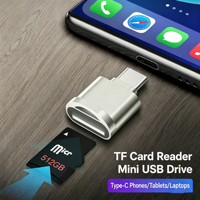 USB-C to TF Card OTG Adapter for Laptop PC Tablet Phone External USB3.0 TF Card Reader