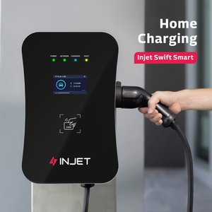 Station de recharge rapide pour véhicules électriques INJET, 7 kW à 22 kW, borne murale ou au sol, chargeur de type 2, AC 11 kW EV - Product Image 2