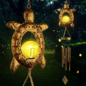 IP65 Solar New Moon Wind Chime <b>Light</b> Iron Art Sun Lawn Cast <b>Light</b> Outdoor Garden Decoration Waterproof Garden <b>Light</b> - Product Image 6