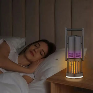 Lámpara para matar <span class=keywords><strong>mosquitos</strong></span> 3 en 1 portátil multifunción para exteriores, luz Led para acampar con <span class=keywords><strong>ventilador</strong></span> eléctrico para senderismo y acampar - Product Image 5