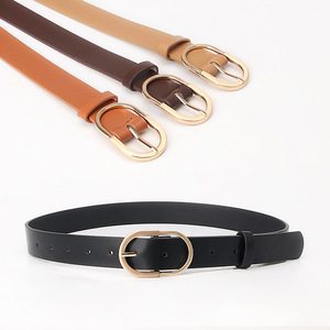 Nuevo estilo Simple elegante Pin hebilla cinturón coreano informal para mujer pantalones de mezclilla decorativos cinturón - Product Image 4