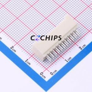 W200121K-22PY2423 Wire-to-Board Pin Header Through hole Component (THT),P=2mm Connector 2x11P 2mm Through Hole PHB - Product Image 2