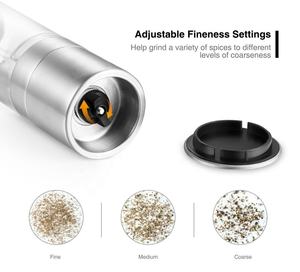 <span class=keywords><strong>Moulin</strong></span> <span class=keywords><strong>à</strong></span> <span class=keywords><strong>poivre</strong></span> et sel 2 en 1 en acier inoxydable, avec <span class=keywords><strong>mécanisme</strong></span> de réglage, vente en gros, Premium, g - Product Image 3