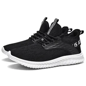 New Summer Wholesale Mesh Upper Support Custom Logo Big Size Men Sneakers Sport Shoes For Men