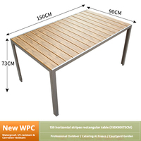 Ensemble de table et de chaises de jardin pour patios, terrasses, jardins, balcons - Métal résistant à la pourriture - Construction métallique et imperméable