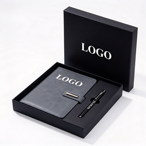 Juego de Regalo Empresarial 2 en 1 Económico 2026, Cuaderno A5 con Logotipo Personalizado Impreso en Serigrafía y Bolígrafo, Juegos de Regalo Corporativos para Kit de Bienvenida de Empleados - Product Image 1