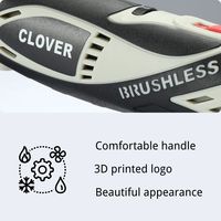 CLOVER 12V 3 Pouces Mini Polisseuse Nano Rotative Sans Fil à Double Action pour Voiture, Lustreuse sur Batterie