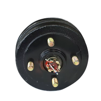 Essieu arrière de tricycle électrique, puissance nominale 1200W, ensemble complet d'accessoires, support inclus