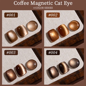 R S Nail 9ml Caramel Brun Café Chat Gel Magnétique Nail Supplies Automne Eau Lumière Cat Eye Gel Vernis Nail Art Vernis - Product Image 4