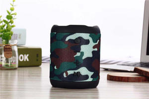 Fabric Surface <b>Mini</b> Portable Wireless <b>Speaker</b> Multi Mode TF Card USB FM Radio Rechargeable Outdoor Travel Audio Play Gift - Product Image 3