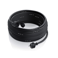 Rallonge électrique Schuko EU personnalisée, étanche IP67, prise CEE7/7, robuste, pour extérieur, jardin, câble d'alimentation 16A 250V, certifié VDE