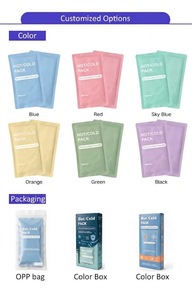 BINGYUAN OEM - Compresa de Gel Reutilizable y Ajustable para Terapia de Frío y Calor, 23x13cm, para Recuperación de Lesiones y Alivio del Dolor de Cabeza - Product Image 6