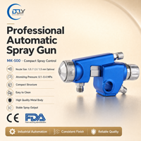 Pistol Semprot Otomatis Aluminium DJY Mk-500 untuk Sistem Pengecatan Industri Perangkat Keras Logam yang Tahan Lama