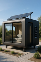Capsule spatiale préfabriquée, maison mignonne avec chambre personnalisée