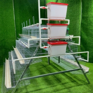 A Frame Small Order 4 Layers 160 <strong>Birds</strong> Chicken <strong>Cage</strong> - Product Image 2