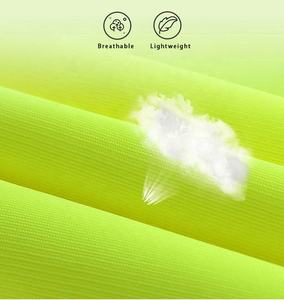 Logotipo personalizado chaleco reflectante de trabajo de impresión al por mayor de alta visibilidad con bolsillos cremallera construcción chaleco reflectante de trabajo personalizado - Product Image 4