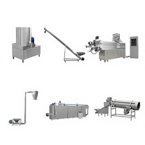 Nouvelle ligne de production d'aliments pour poissons à économie d'énergie avec moteur puissant, machine de fabrication de granulés en acier inoxydable 304 de grande capacité - Product Image 1