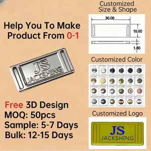 Etiquetas Personalizadas para Ropa, Parches con Logotipo Metálico, Etiquetas Colgantes <span class=keywords><strong>de</strong></span> Metal Dorado para Equipaje con Diseño Personalizado, Ecológicas - Product Image 4