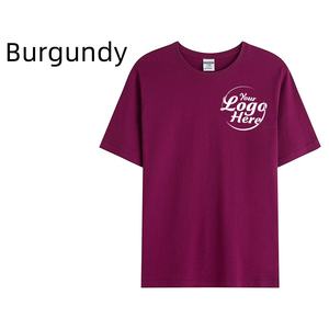 Imprimé personnalisé pour hommes 190g de haute qualité écologique 100% coton T-Shirt uniforme culturel pour l'équipe - Product Image 3