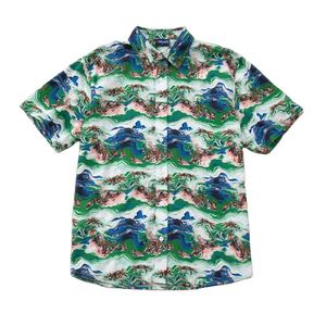 पुरुषों के लिए निर्माता कस्टम ग्रीष्मकालीन हेवीयन शर्ट पूरे डिजिटल प्रिंट आकस्मिक समुद्र तट कपड़ों पर पूर्ण और सांस लेने योग्य - Product Image 1