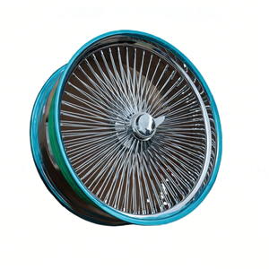 Cerchi a Raggi Cromati Classici Personalizzati 20 22 24 26 Pollici per Chevrolet Impala Caprice Thunderbird - Product Image 2
