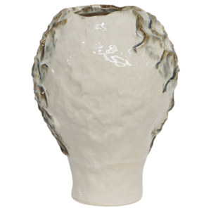 Vaso in ceramica con dettagli astratti organici e texture, per soggiorno, tavolo di casa, ufficio, decorazione. - Product Image 2