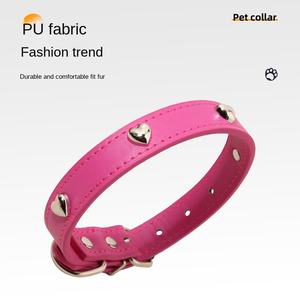 Großhandel verstellbare PU <span class=keywords><strong>Cat</strong></span> <span class=keywords><strong>Orange</strong></span> Pet Hunde halsband - Product Image 4