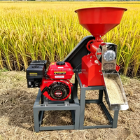 Machine à décortiquer le riz domestique, petite décortiqueuse de blé automatique 220V, broyeur multifonctionnel
