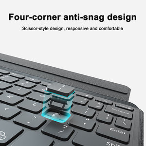 Laudtec Magnetic Detachable <b>Keyboard</b> Case for iPad Pro M5, 7‑Color Backlit <b>with</b> Multi‑Angle Stand, Wholesale OEM <b>Custom</b> - Product Image 3