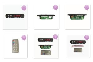 Usb <span class=keywords><strong>bluetooth</strong></span> mp3 декодер JK6836BT, материнская плата, модуль для автомобильного аудио - Product Image 5