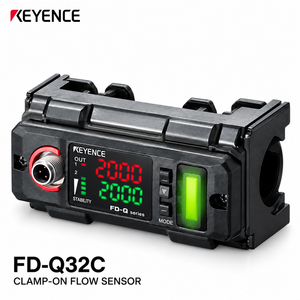 เซ็นเซอร์วัดการไหลแบบหนีบ FD-Q32C สำหรับท่อขนาด 28-44 มม. 200-300 ลิตร/นาที 4-20mA IO-Link เครื่องวัดการไหลของน้ำและน้ำมัน สแตนเลสสตีล รับประกัน 1 ปี - Product Image 1