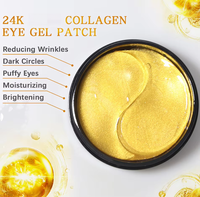 Hydrogel oogpatches tweekleurig dubbel geëmbossed kristal oogmasker natriumhyaluronaat voedend verkoelend voor alle huidtypen OEM ODM