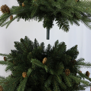 ZY Brand China Manufacturer Popular 7FT Luxury Durable Pine PE&amp;PVC <strong>Christmas</strong> <strong>Tree</strong> Pine <strong>Cone</strong> 2717 Tips Strong Base Customizable - Product Image 4