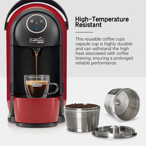 Hot Selling 1pod Set Herbruikbare Koffie Capsule Roestvrij Staal Navulbare Koffiepad Compatibel Met <span class=keywords><strong>Caffitaly</strong></span> Tchibo Cafissimo - Product Image 4