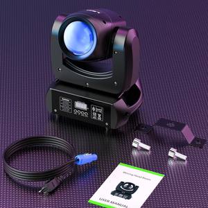 Luz Móvil de Cabeza LED de 100W con Control de Sonido, Lámpara de Efectos para Escenario, para Salas de Karaoke, Bares, Fiestas e Iluminación de Pequeños Espacios - Product Image 6