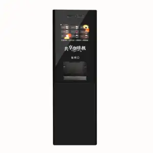 40ST (2+2) hot cold beverage machines automatic coffee juice vending machine self service drinks machine business commercial