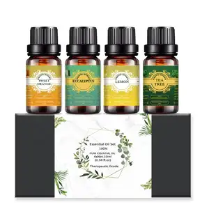 Coffret cadeau d'huiles essentielles pures pour diffuseur, humidificateurs, soins de la peau, Massage, parfum d'huile-826502