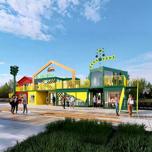<span class=keywords><strong>Casa</strong></span> Container dal Design Creativo con Funzionalità Complete, Adatta per Case Creative su Strade Commerciali all'Aperto - Product Image 1