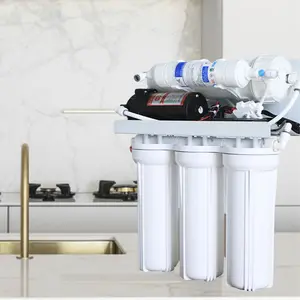 400GPD 5 Stages Reverse Osmosis Machine Water Filter System Filter Ro Water Purifier