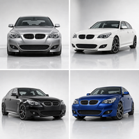 Pare-chocs avant de style M5 pour BMW Série 5 E60 2003-2010, kit carrosserie modifié avec/sans trous PDC, plastique PP