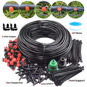 Kit d'arrosage par goutte-à-goutte réglable à 360 degrés pour jardin, patio et extérieur, avec 8 trous de pulvérisation et débit réglable - Product Image 5