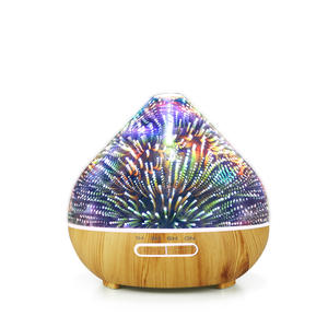 Glass Aroma <b>Diffuser</b> Essential <b>Oil</b> Humidifier Led Light Home Use 100-200ml Electric 2-8 Hour Timing - Product Image 2