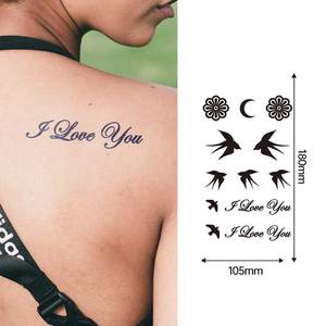Arm Sketch Flower Temporary <b>Tattoo</b> Sticker Scar Cover Herbal Body Art Decal Water Transfer <b>Paper</b> for Professional Party Use - Product Image 5