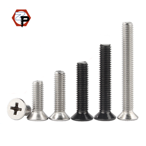 Thép carbon đen cấp 8.8 din965 M3 M4 M5 M6 M8 M10 Máy vít chéo lõm chìm đầu vít phẳng - Product Image 6