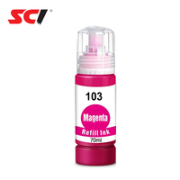 Encre de haute qualité A+ sans blocage de la buse 103 pour T00S1 T00S4 pour kit de recharge pour L3250 L3251 L3252 Prix de gros
